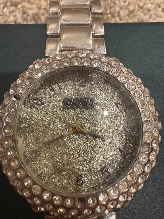 BKE Silver-Tone Crystal Bracelet Watch - Picture 2 of 4